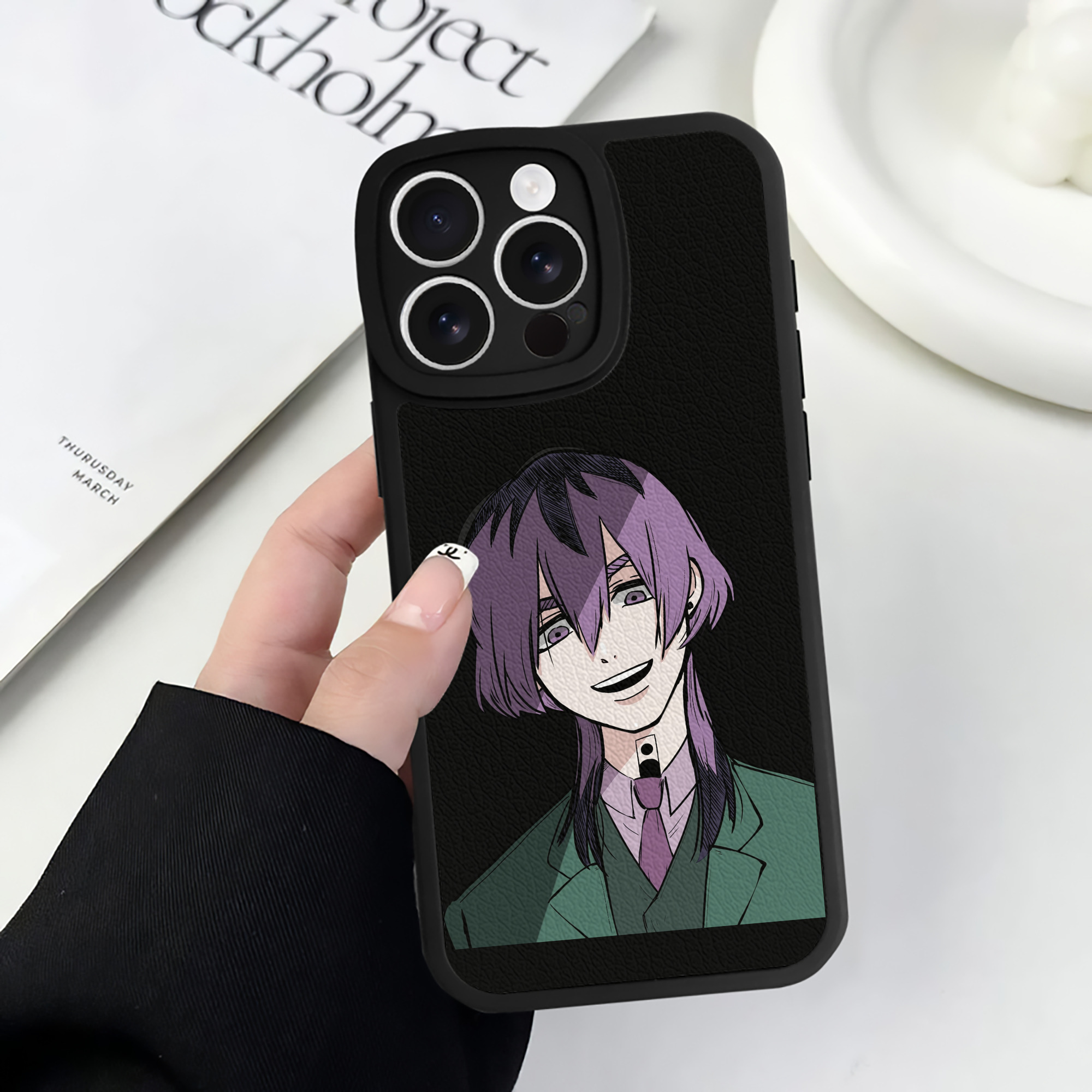 （画像用） 東京リベンジャーズ Tokyo Revengers 【iPhone 16シリーズ対応】シリコンスマホケース（レザー調） 材質：シリコン